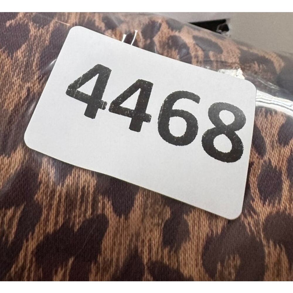 Joan Rivers Leopard/Cheetah Print Cotton Spandex Button Front 3/4 Sleeve Jacket - Picture 8 of 8